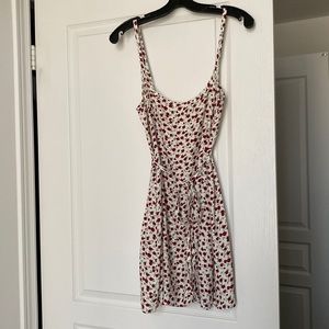 Reformation Mini dress with waist tie
